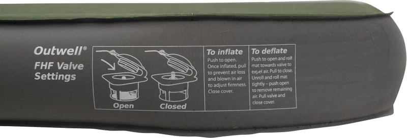 Outwell Dreamhaven Single 10.0 Zelfopblaasbare Slaapmat - Groen 6 Outwell Dreamhaven Single 10.0 Zelfopblaasbare Slaapmat - Groen - Afbeelding 4