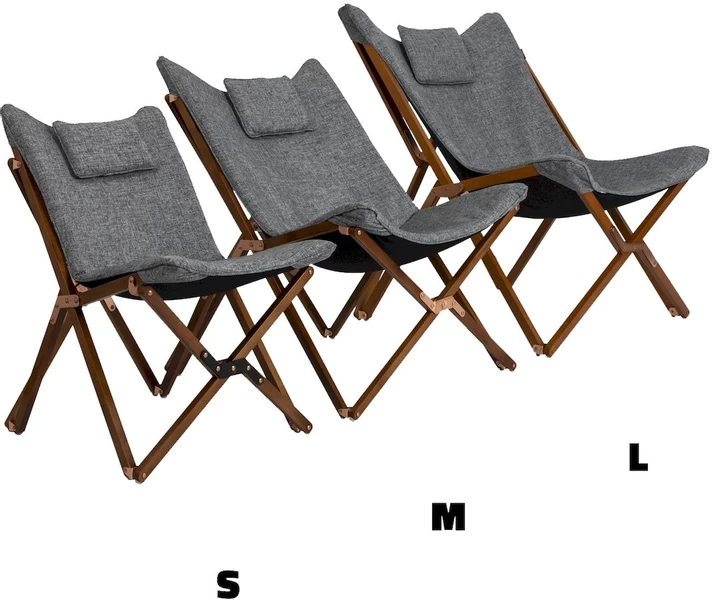 Bo-Camp Urban Outdoor Bloomsbury Relaxstoel - Grijs - S 15 Bo-Camp Urban Outdoor Bloomsbury Relaxstoel - Grijs - S - Afbeelding 13