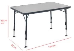 Crespo Campingtafel - AP-273 - 130 X 85 Cm -Winkel Voor Kampeerartikelen Voor Buiten 1151410 12 1 1