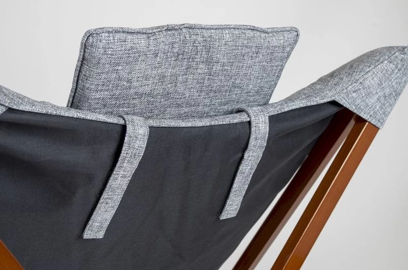 Bo-Camp Urban Outdoor Bloomsbury Vlinderstoel - Grijs - L 9 Bo-Camp Urban Outdoor Bloomsbury Vlinderstoel - Grijs - L - Afbeelding 7