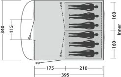 Easy Camp Edendale 600 Tunneltent 6 Persoons - Grijs -Winkel Voor Kampeerartikelen Voor Buiten 1278 1900 88606f57 e3cb 4c30 8898 4536f255e167 1280x960