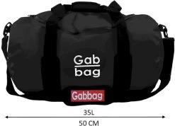 Gabbag Travel S 35L Waterdichte Tas - Zwart -Winkel Voor Kampeerartikelen Voor Buiten 4 0jgr310 100 resultaat