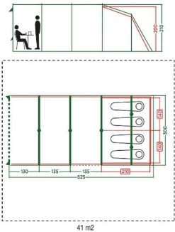 Coleman Meadowood 4L Tunneltent - 4 Persoons -Winkel Voor Kampeerartikelen Voor Buiten 614 1200 meadowood 4l 5 1