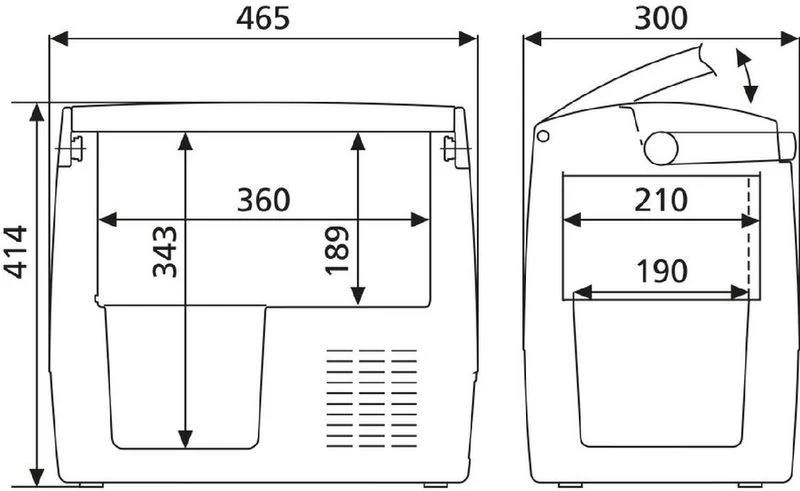 Dometic CoolFreeze CDF 18 Autokoelbox - 18L 8 Dometic CoolFreeze CDF 18 Autokoelbox - 18L - Afbeelding 6