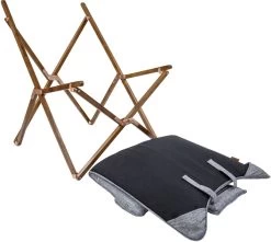 Bo-Camp Urban Outdoor Bloomsbury Vlinderstoel - Grijs - M 19 Bo-Camp Urban Outdoor Bloomsbury Vlinderstoel - Grijs - M -Winkel Voor Kampeerartikelen Voor Buiten 900 1006 1200369 9