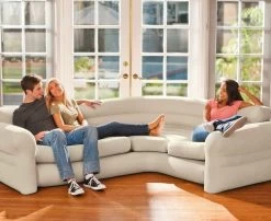 Intex Opblaasbare Hoekbank -Winkel Voor Kampeerartikelen Voor Buiten 900 1100 intex corner sofa 1