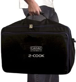 CADAC 2-Cook Pro Deluxe - 2-pits Kooktoestel -Winkel Voor Kampeerartikelen Voor Buiten 900 1200 2 cook carry bag