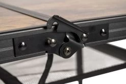 Bo-Camp Industrial Decatur 90 X 60 Campingtafel - Zwart/houtlook -Winkel Voor Kampeerartikelen Voor Buiten 900 1358 1404200 13