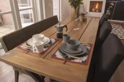 Bo-Camp Stone Melamine Serviesset - 16-delig - Grijs -Winkel Voor Kampeerartikelen Voor Buiten 900 1358 6181375 13