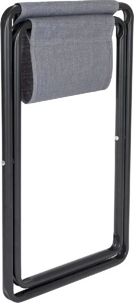 Bo-Camp Urban Outdoor Limehouse Kruk - Zwart/grijs 4 Bo-Camp Urban Outdoor Limehouse Kruk - Zwart/grijs - Afbeelding 2