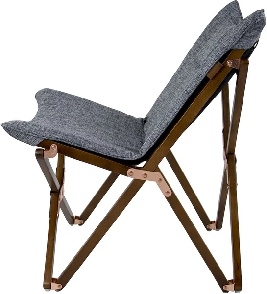 Bo-Camp Urban Outdoor Bloomsbury Relaxstoel - Grijs - S 6 Bo-Camp Urban Outdoor Bloomsbury Relaxstoel - Grijs - S - Afbeelding 4