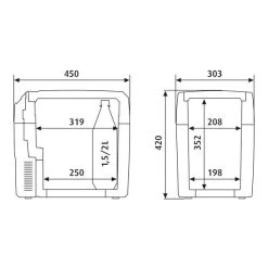 Dometic TropiCool TCX 21 Elektrische Koelbox - 20 Liter 24 Dometic TropiCool TCX 21 Elektrische Koelbox - 20 Liter -Winkel Voor Kampeerartikelen Voor Buiten 900 900 tc21fl 9105302085 p400 t400