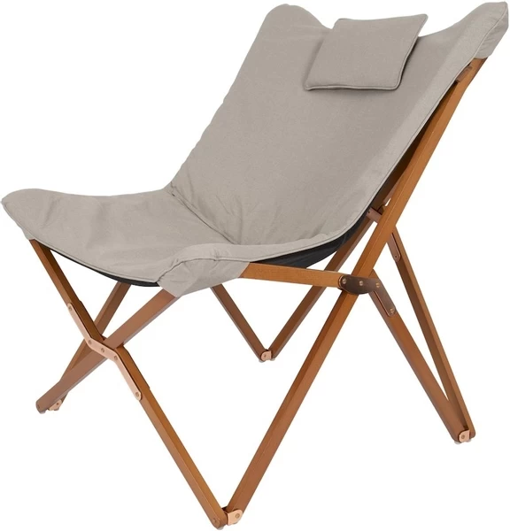Bo-Camp Urban Outdoor Bloomsbury Vlinderstoel - Beige - L 4 Bo-Camp Urban Outdoor Bloomsbury Vlinderstoel - Beige - L - Afbeelding 2