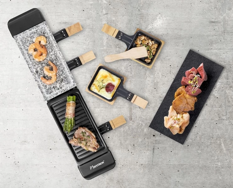 Bestron Raclette/Steengrill - 4 Personen 13 Bestron Raclette/Steengrill - 4 Personen - Afbeelding 11