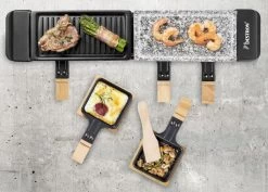 Bestron Raclette/Steengrill - 4 Personen 20 Bestron Raclette/Steengrill - 4 Personen -Winkel Voor Kampeerartikelen Voor Buiten bestron raclettesteengrill 4 personen 6