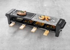 Bestron Raclette/Steengrill - 4 Personen 21 Bestron Raclette/Steengrill - 4 Personen -Winkel Voor Kampeerartikelen Voor Buiten bestron raclettesteengrill 4 personen 7