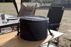 LotusGrill XL Hybrid Houtskoolbarbecue - Rood -Winkel Voor Kampeerartikelen Voor Buiten lotusgrill in hoes