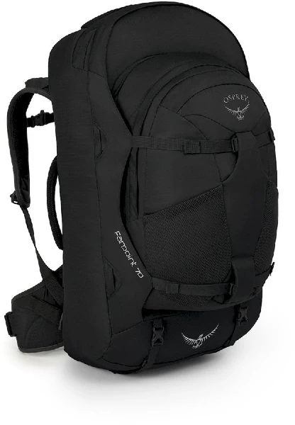 Osprey Farpoint Backpack - 70 Liter - Zwart 3 Osprey Farpoint Backpack - 70 Liter - Zwart