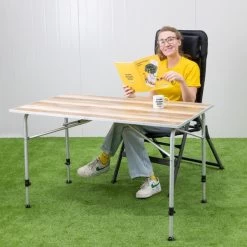 Dometic Zero Light Oak Large Campingtafel - 120 X 70 Cm -Winkel Voor Kampeerartikelen Voor Buiten zerolightoaklarge 4